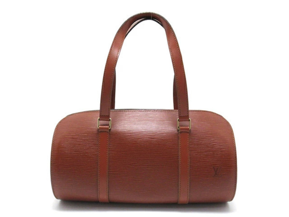 LOUIS VUITTON handbag Epi leather Soufflot Kenya Brown KR